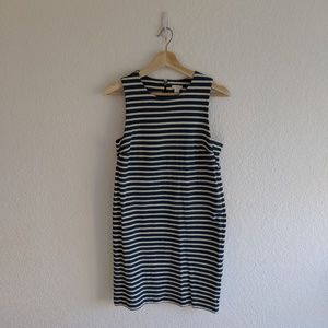 FOSSIL striped sheath dress